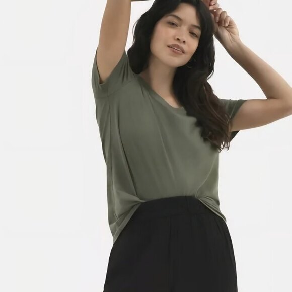 time and tru Cotton black Cargo Pants Wide Leg 16/18 - Picture 1 of 3